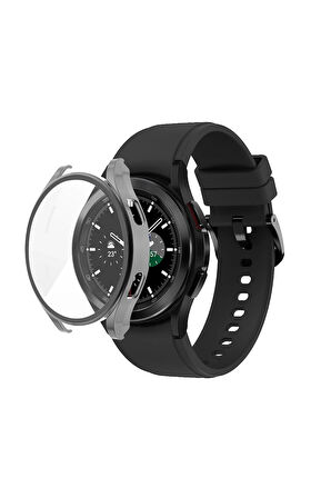 Watch 5 40mm Wall Camlı Kasa Ekran Koruyucu - Uzay Grisi-(5796)