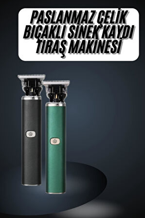 Paslanmaz Çelik Bıçaklı Sinek Kaydı Tıraş Makinesi Uzun Ömürlü
