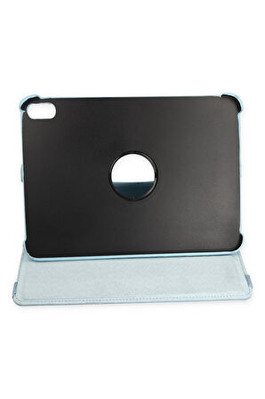 iPad 2022 10.9 (10.nesil) Kılıf 360 Tablet Deri Kılıf - Turkuaz-(5796)