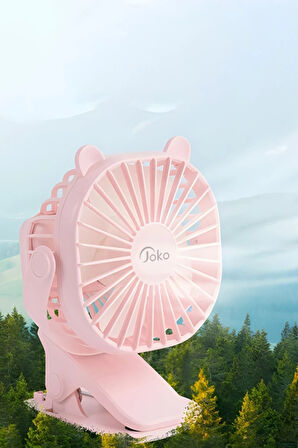 JS03 Masaüstü Soğutma Fanı - Beyaz-(5796)