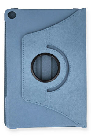 Lenovo Tab M10 TB328FU Kılıf 360 Tablet Deri Kılıf - Turkuaz-(5796)