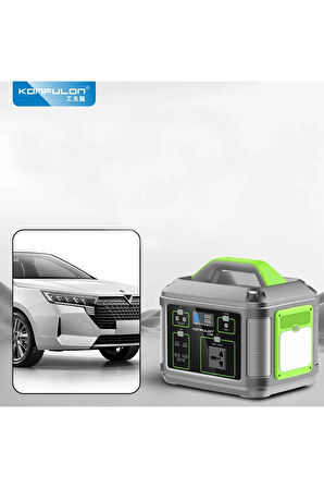 CN05 Powerbank 600W 128.000 mAh Kamp Şarj 60W PD - Siyah-(5796)