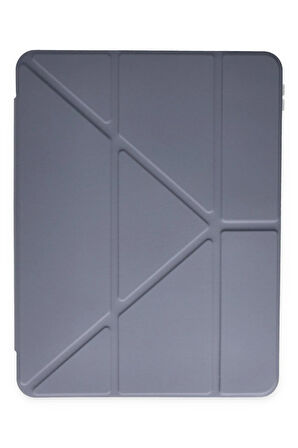 Xiaomi Redmi Pad SE Kılıf Kalemlikli Mars Tablet Kılıfı - Lila-(5796)