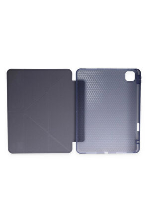 Xiaomi Redmi Pad SE Kılıf Kalemlikli Mars Tablet Kılıfı - Lila-(5796)