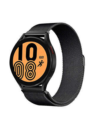Watch 20mm Metal Mıknatıslı Kordon - Siyah-(5796)