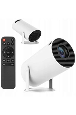Sinema Projektörü Android HDMI USB WİFİ Ses Çıkışlı Ayaklı Projeksiyon Ta?