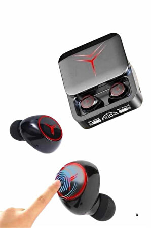 Kablosuz Şarj Göstergeli Powerbank Özellikli Bluetooth Kulaklık Çağrı Cevapla