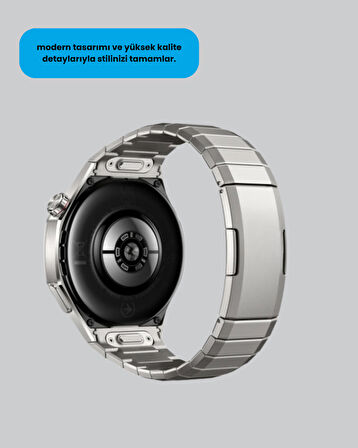 Gümüş Akıllı Saat 46mm Kasa
