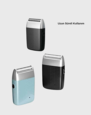 Taşınabilir Şarjlı Tıraş Makinesi – Kuru Kullanım Özel Sakal Başlıkları