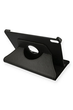 Huawei MatePad Pro 10.8 Kılıf 360 Tablet Deri Kılıf - Siyah-(5796)