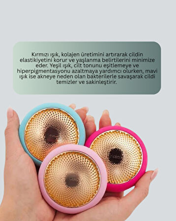UFO Mini LED Işık Terapili ve Termoterapili Cilt Bakım Cihazı