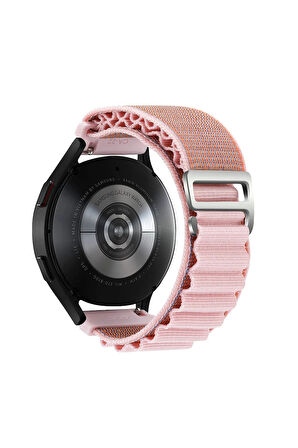 Watch 22mm KR410 Kumaş Kordon - Pembe-(5796)
