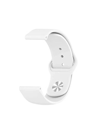 Watch 22mm Klasik Kordon - Beyaz-(5796)