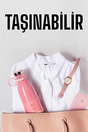 El Blender Bardak Blender Şarjlı Taşınabilir Meyve Sıkcağı Smoothie