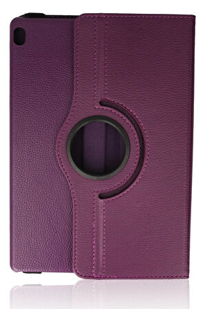 Lenovo M10 X505F Kılıf 360 Tablet Deri Kılıf - Mürdüm-(5796)