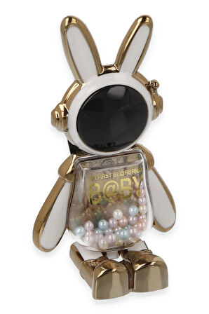 Astro Stand Tavşan Astronot - Beyaz-(5796)