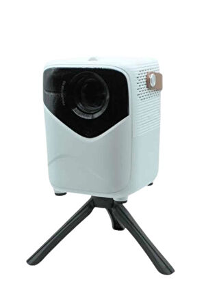 HD Ayaklı Portatif Projeksiyon Cihazı Bluetooth Wifi Akıllı Android İşlemcili