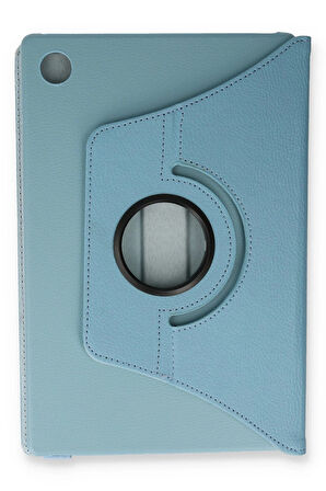 Samsung Galaxy Tab A9 Plus Kılıf 360 Tablet Deri Kılıf - Turkuaz-(5796)