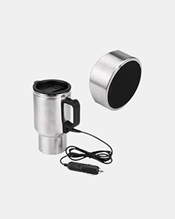Çakmak Girişli Isıtıcı Termos Bardak Düşük Tüketimli