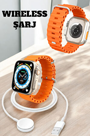 Kablosuz Şarjlı Çağrı ve Müzik Kontrolü Sağlayan Akıllı Saat