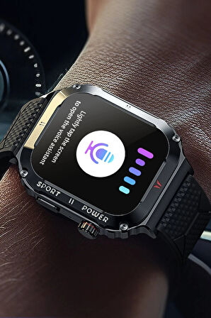 OD3 2.1 inç IPS Ekran IP68 Su Geçirmez Konuşma ve NFC Özellikli Akıllı Saat - 