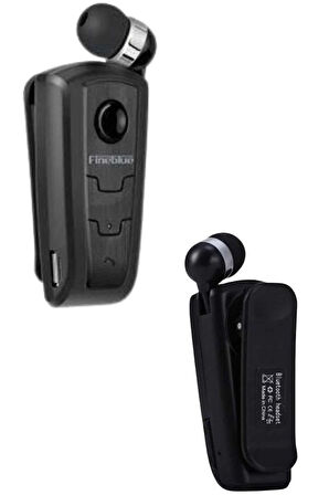 Mikrofonlu Makaralı Bluetooth Kulakiçi Kulaklık Android ve İOS Uyumlu