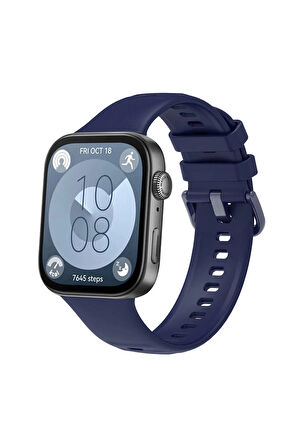 Huawei Watch Fit 3 Klasik Kordon - Lacivert-(5796)