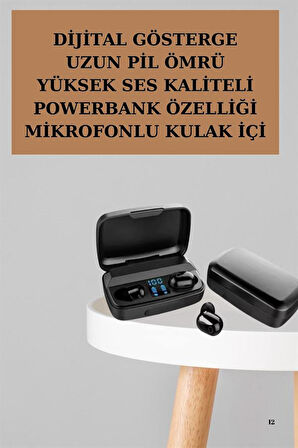 Yeni Nesil TWS Kablosuz Kulaklık Güçlü Batarya Yüksek Kalite Bluetooth 5.0 ANC 