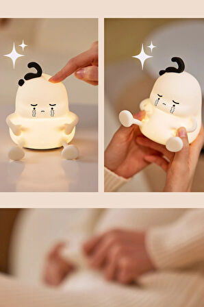 A001 Dekoratif Gece Lambası Üzgün Çocuk-(5796)