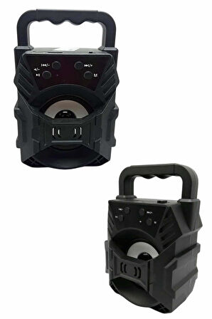 Işıklı Bluetooth Hoparlör Ses Bombası Taşınabilir Yüksek Ses Kaliteli Radyo 