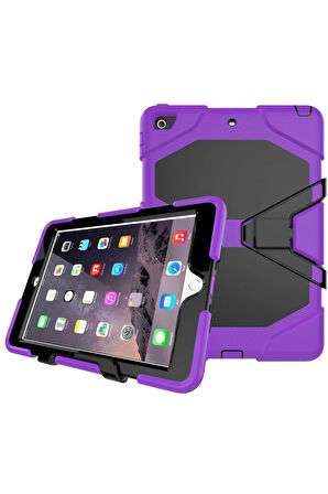 iPad 5 Air 9.7 Kılıf Griffin Tablet Kapak - Mor-(5796)