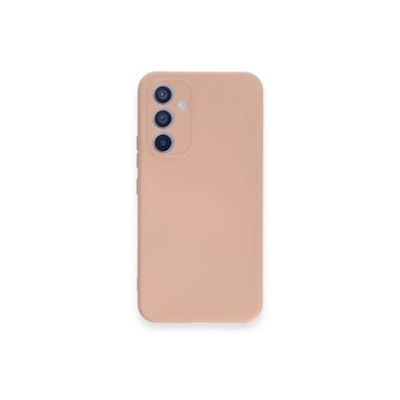Samsung Galaxy A34 5g Kılıf Nano İçi Kadife Silikon - Pudra