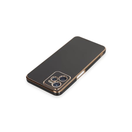 Realme C35 Kılıf Volet Silikon - Siyah