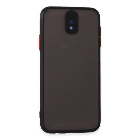Samsung Galaxy J7 Pro / J730 Kılıf Montreal Silikon Kapak - Siyah