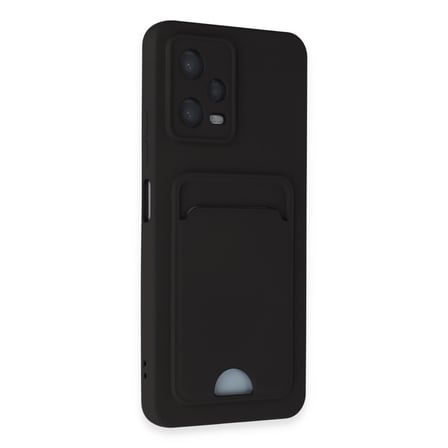 Xiaomi Poco X5 5g Kılıf Kelvin Kartvizitli Silikon - Siyah