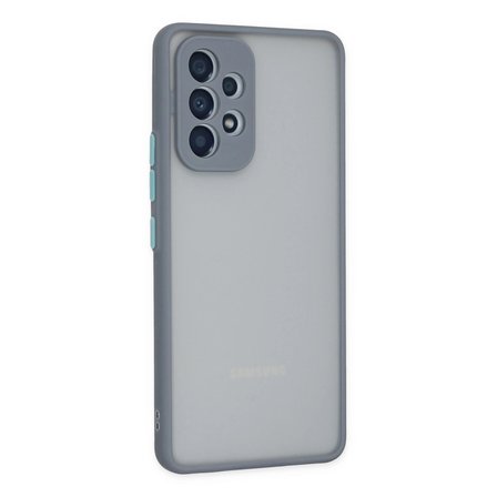 Samsung Galaxy A53 5g Kılıf Montreal Silikon Kapak - Gri