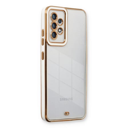 Samsung Galaxy A23 4g Kılıf Liva Lens Silikon - Beyaz