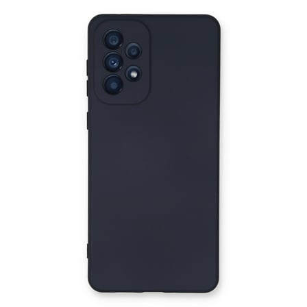 Samsung Galaxy A53 5g Kılıf Nano İçi Kadife Silikon - Lacivert