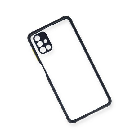 Samsung Galaxy M51 Kılıf Miami Şeffaf Silikon - Lacivert