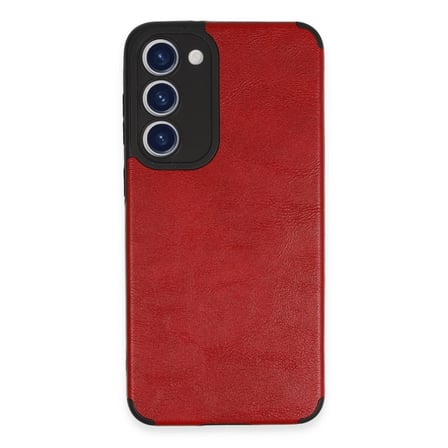 Samsung Galaxy S23 Plus Kılıf Loop Deri Silikon - Kırmızı