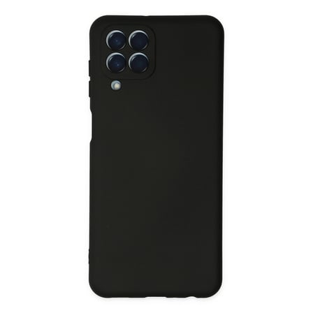 Samsung Galaxy M33 Kılıf Nano İçi Kadife Silikon - Siyah
