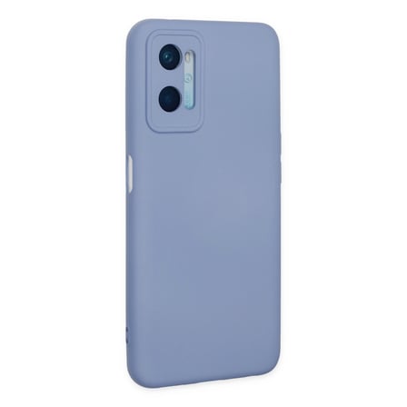 Oppo A96 Kılıf Nano İçi Kadife Silikon - Lila
