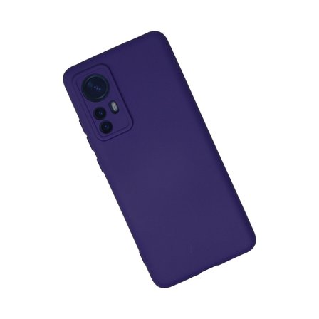 Xiaomi Mi 12 Kılıf Nano İçi Kadife Silikon - Mor