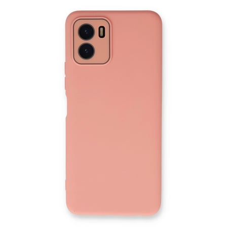 Vivo Y15s Kılıf Lansman Glass Kapak - Pembe