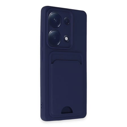 Xiaomi Redmi Note 13 Pro 4g Kılıf Kelvin Kartvizitli Silikon - Lacivert
