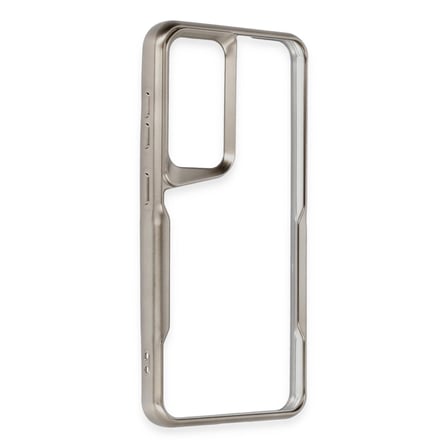 Samsung Galaxy S24 Kılıf Boyi Silikon Kapak - Titan Gri