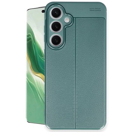Samsung Galaxy S24 Fe Kılıf Auto Focus Kapak - Koyu Yeşil