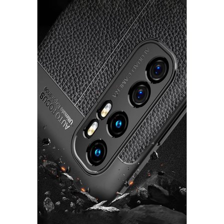 Xiaomi Mi Note 10 Lite Kılıf Auto Focus Kapak - Kırmızı