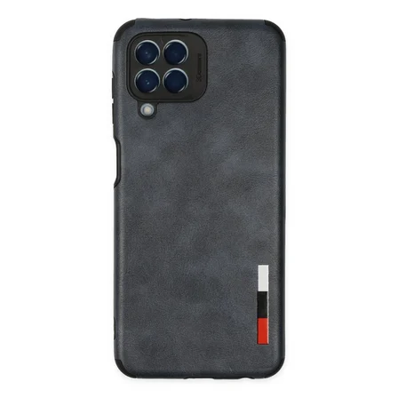 Samsung Galaxy M33 Kılıf Loop Deri Silikon - Lacivert