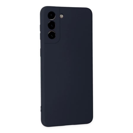 Samsung Galaxy S21 Plus Kılıf Nano İçi Kadife Silikon - Lacivert